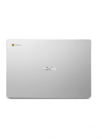Chromebook C523NA-DH02 Laptop With 15.6-Inch Display, Celeron Processor/4GB RAM/32GB eMMC Flash Drive/Intel HD Graphics 500 Silver/Grey