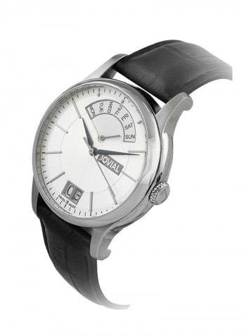 Men's Casual Leather Quartz Analog Wrist Watch 4589 GSLQ 11