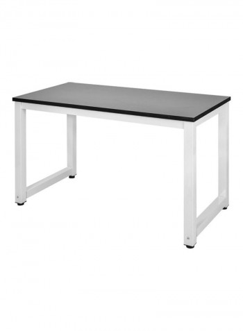 Office Computer Table Black/White 120x75x60cm