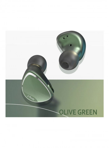 In-Ear Earphones With Removable Cable Green