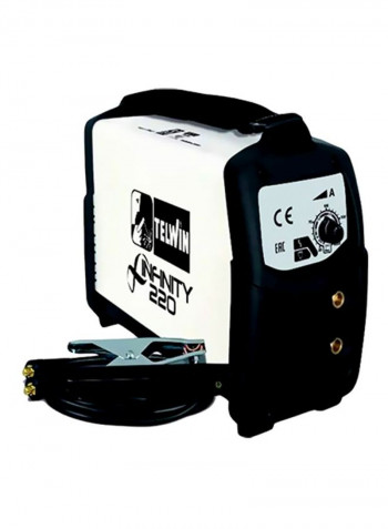 Infinity 220 20-200 Electric Welding Machine Black/White/Gold 37x12.7x23.2centimeter