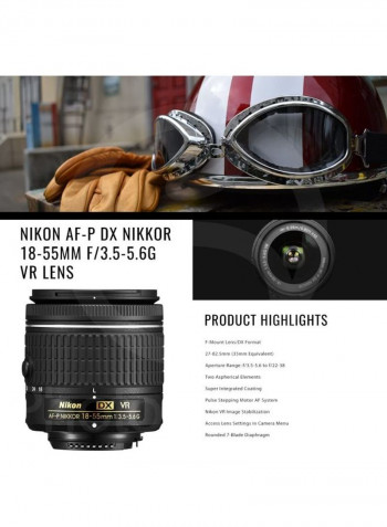 VR Lens For Nikon AF-P DX Black