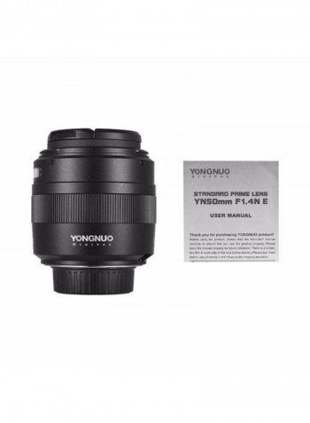 Standard Prime Lens 5cm Black