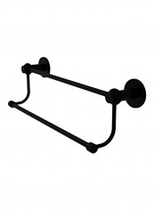 Mercury Collection Double Twist Accents Towel Bar Black 18inch