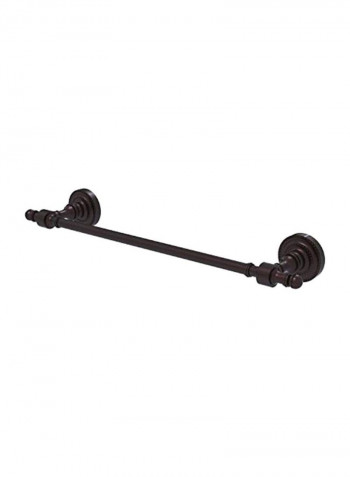 Retro Dot Collection Towel Bar Black 36inch