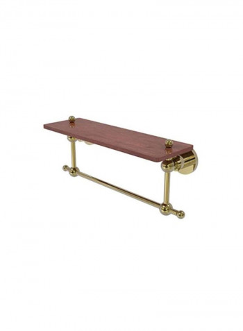 Wooden Bathroom Shelve Brown 16inch