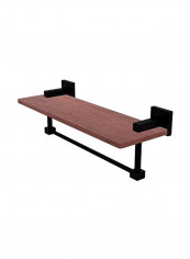 Montero Collection Wooden Shelf Brown/Black 16inch