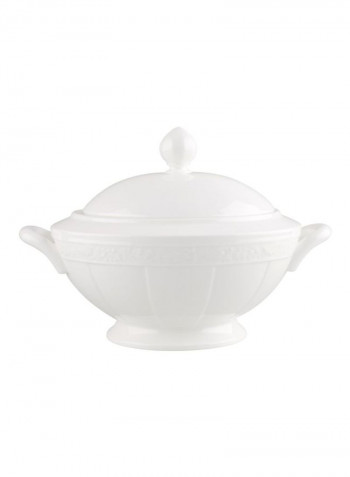 White Pearl Soup Tureen White 2.8L