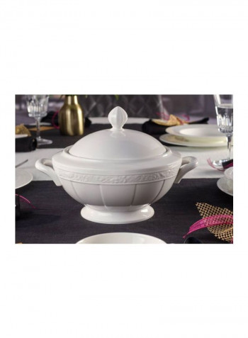 White Pearl Soup Tureen White 2.8L