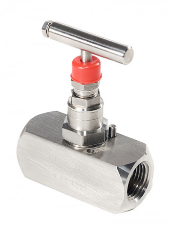 Stainless Steel High Pressure Needle Valve Silver 1inch