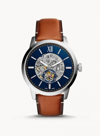 Men's Water Resistant Leather Chronograph Watch ME3154