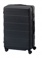 Luggage Trolley With Stopper And Adjustable Carry-Bar Black