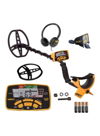 ACE 400 Metal Detector Set Yellow/Black