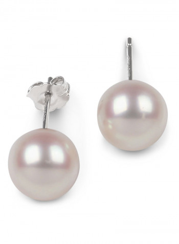 Sterling Silver Freshwater Pearl Stud Earrings