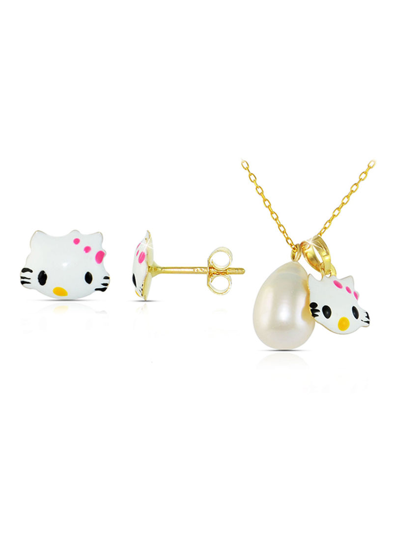 Pearl Hello Kitty Jewelry Sets
