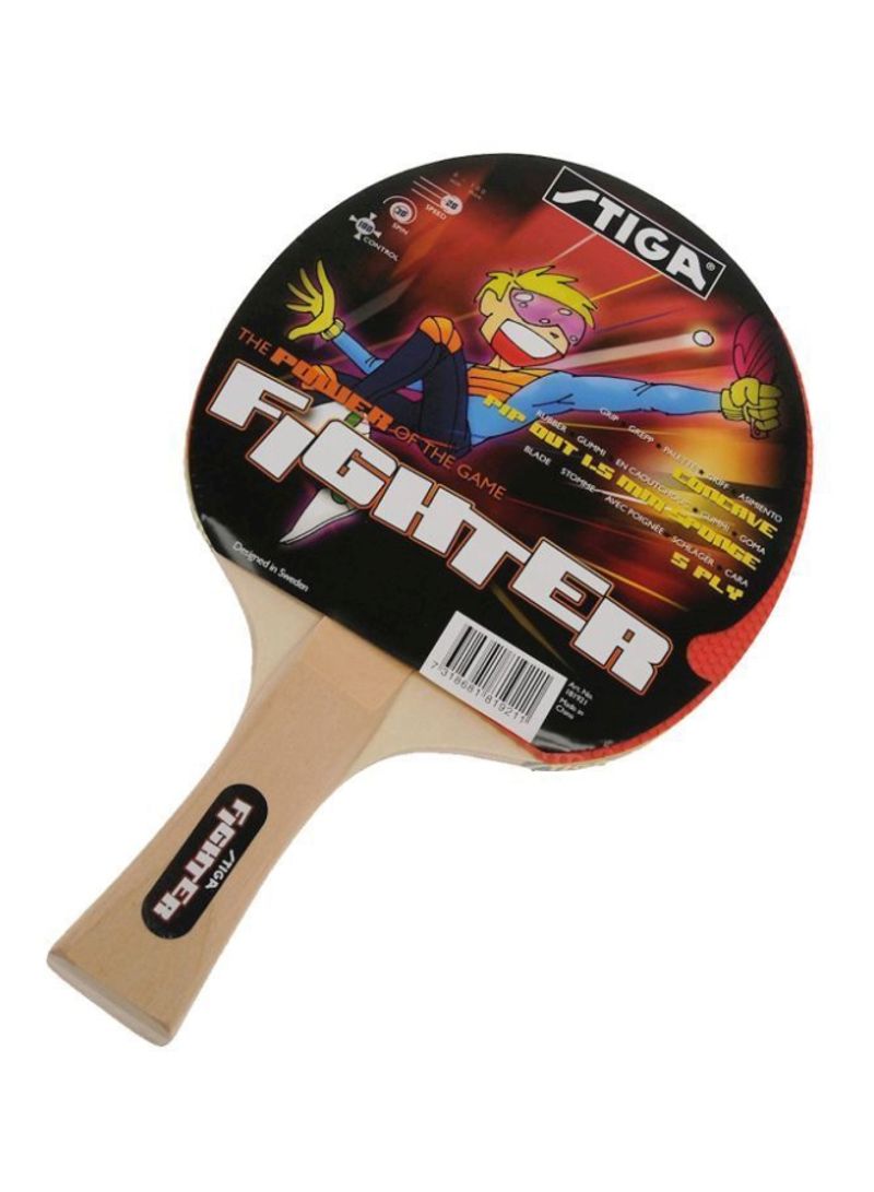 12-Piece Fighter Table Tennis Racquet Set 1.3millimeter