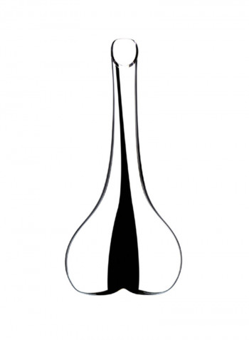 Black Tie Smile Decanter Clear/Black 365millimeter