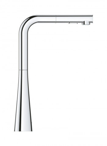 Zedra Single-Lever Sink Mixer Silver