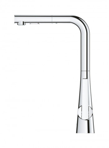 Zedra Single-Lever Sink Mixer Silver