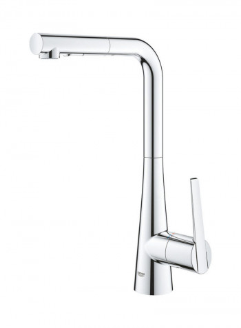 Zedra Single-Lever Sink Mixer Silver