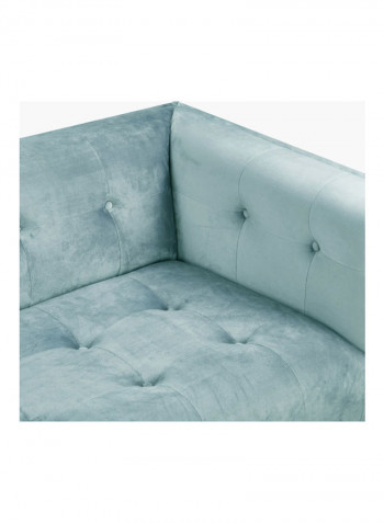3-Seater Christina Sofa Green 82x71x214cm