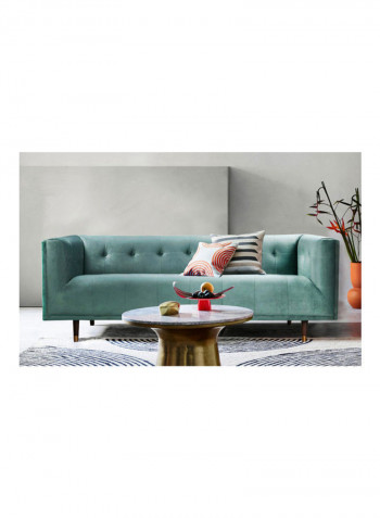 3-Seater Christina Sofa Green 82x71x214cm
