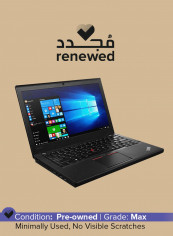 Renewed - Thinkpad X260 (2016) Laptop With 12.5-Inch Display,Intel Core i5 Processor/6th Gen/8GB RAM/256GB SSD/Intel HD Graphics 520 Black