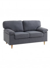 Solid Print Gedved 2-Seater Sofa Grey