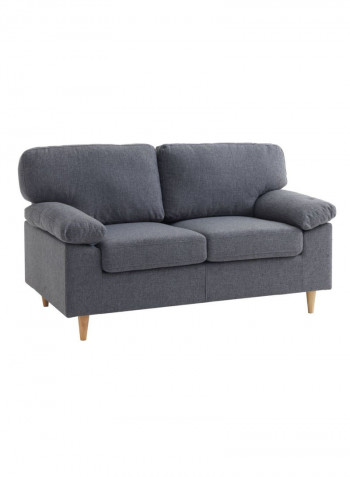 Solid Print Gedved 2-Seater Sofa Grey