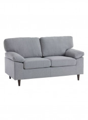 Solid Print Gedved 2-Seater Sofa Light Grey