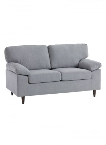 Solid Print Gedved 2-Seater Sofa Light Grey