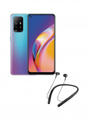 Reno 5Z Dual SIM Cosmo Blue 8GB RAM 128GB 5G With Wireless Headphones - Middle East Version