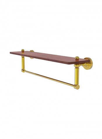Dottingham Collection Towel Bar Gold/Brown 22inch