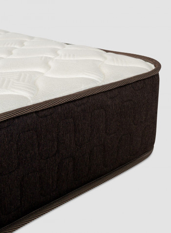 Pockets Springs Luxury Queen Size Medium Firm Mattress Beige/Brown 160 x 200cm