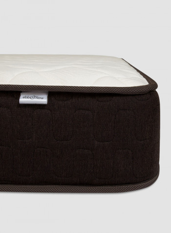 Pockets Springs Luxury Queen Size Medium Firm Mattress Beige/Brown 160 x 200cm