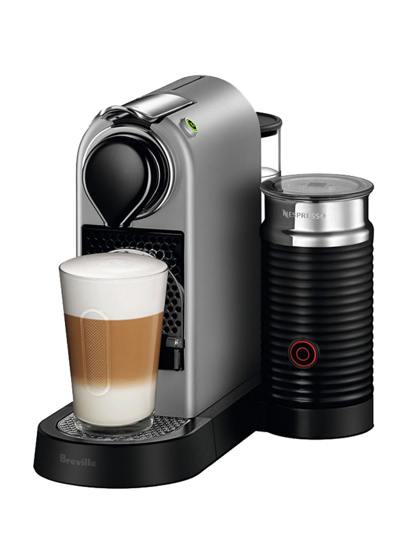 Citiz And Milk Espresso Maker 34 oz BEC680SIL1BUC1 Grey/Black