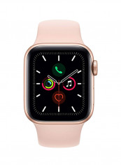 Watch Series 5-40 Mm (Gps + Cellular) 40 Gold Aluminium Case With  Sand Sport Band Gold Aluminium Case With Pink Sand Sport Band