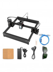 Desktop Single Arm Engraver Kit with Accessories Black