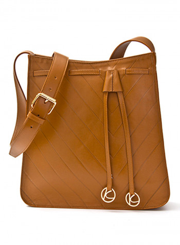 Viva Leather Hobo Bag Brown