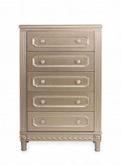 Melika Chest Of Drawers Gold 81 x 45.5 x 122cm reviews Melika Chest Of Drawers Gold 81 x 45.5 x 122cm