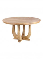 Chester Dining Table Brown 135x74x135cm