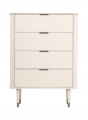 Clara Wooden Nightstand White 92x125x43cm reviews Clara Wooden Nightstand White 92x125x43cm