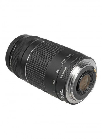 EF 75-300mm Camera Lens With Bundle Accessory Kit Black