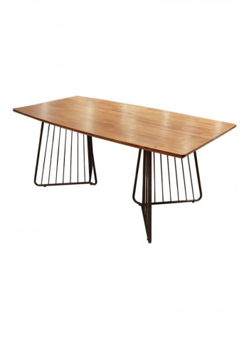 Liner Dining Table Brown 180x90x76cm