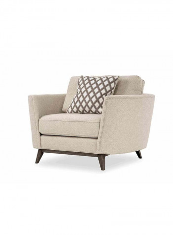 Flint Armchair Beige 127 x 92 x 90cm