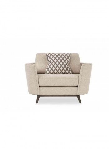 Flint Armchair Beige 127 x 92 x 90cm