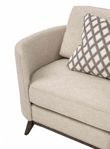 Flint Armchair Beige 127 x 92 x 90cm