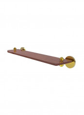 South Beach Collection Wooden Shelf Gold/Brown 22inch