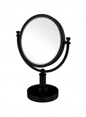 Vanity Top 2x Magnification  Make-up Mirror Black/Clear 8inch
