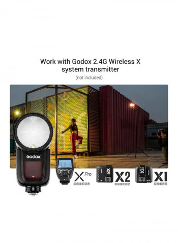 Pentax Series Camera Flash Light Speedlite 93x197x76millimeter Black